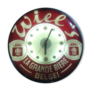 Pendule publicitaire éclairante