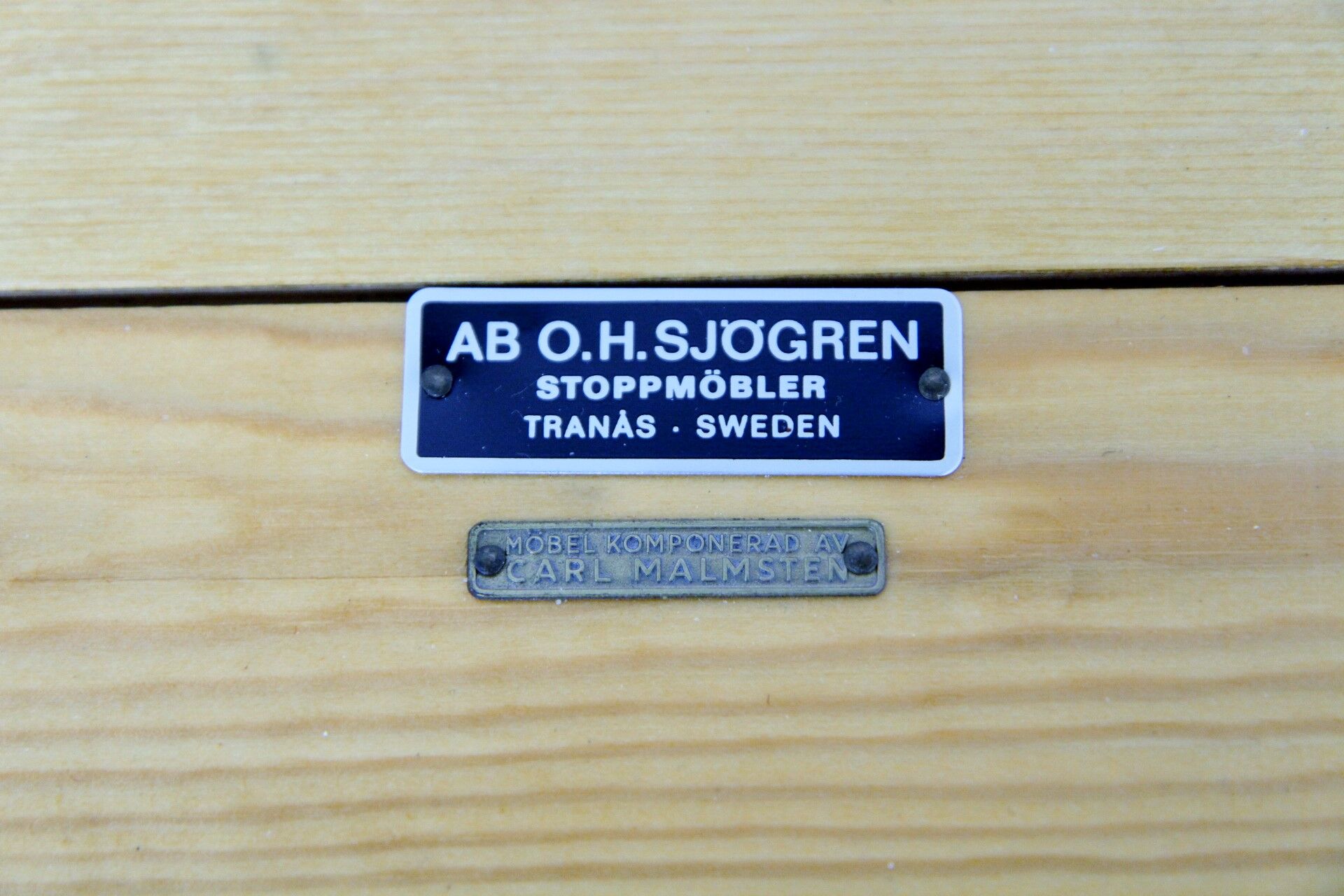 Sofa "Vivingsö" 3 places, Carl Malmsten, Sweden, 1960