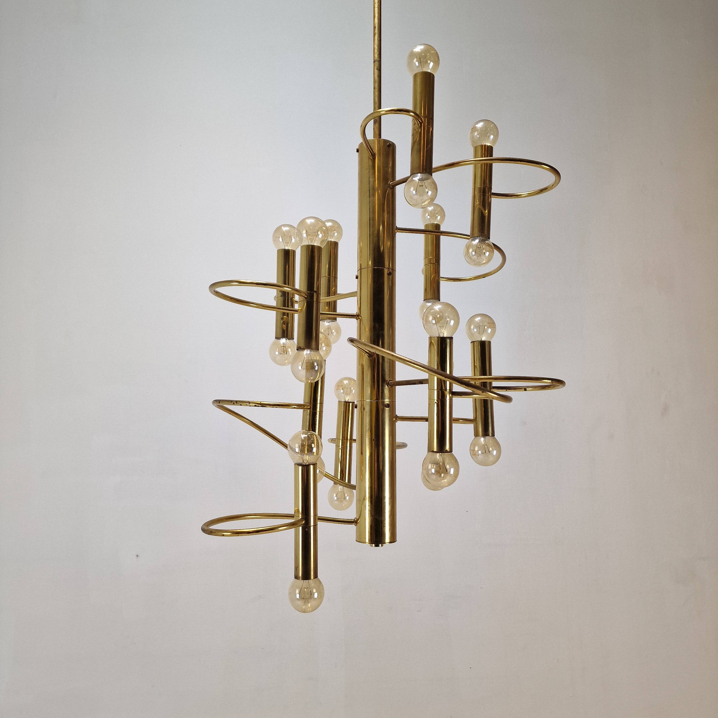 Candlestick Designed by Gaetano Sciolari, 1970's