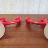 Pair of 3-branch candlesticks - Scandinavian style
