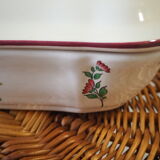 Comb holder with lid or bonbonnière - louis xv – reverbere collection – faience lunéville