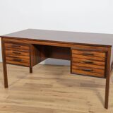 Mid-Century Freestanding Rosewood Desk, 1960s