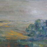 Painting "Plenitude" with framing, signed