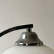 Bureau lamp / bedside lamp Bauhaus chrome metal & opal glass, design 1970