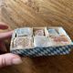 Salt crystal samples ~ souvenir from the Salzbergwerk salt mine Berchtesgaden Germany