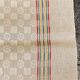 Set of 6 old tea towels nine mestizo blue flower 60 x 77 cm