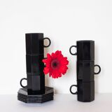 Coffee service octime black Arcoroc