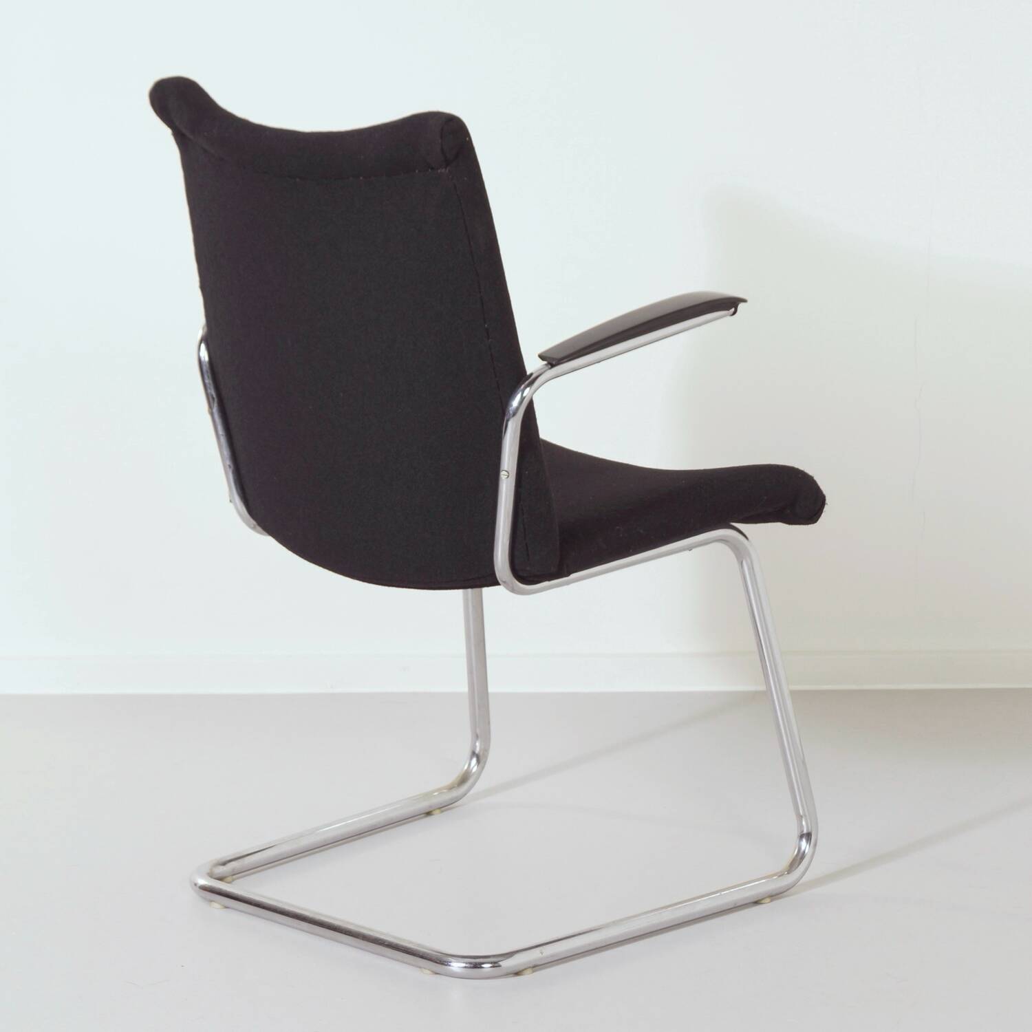 Tubular chair 3014 with armrests by toon de wit for de wit, 1950s