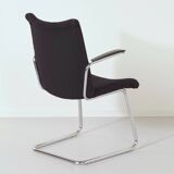 Tubular chair 3014 with armrests by toon de wit for de wit, 1950s