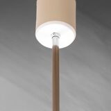 Space Age Three Lights Chromed Chandelier, Italy 1970s