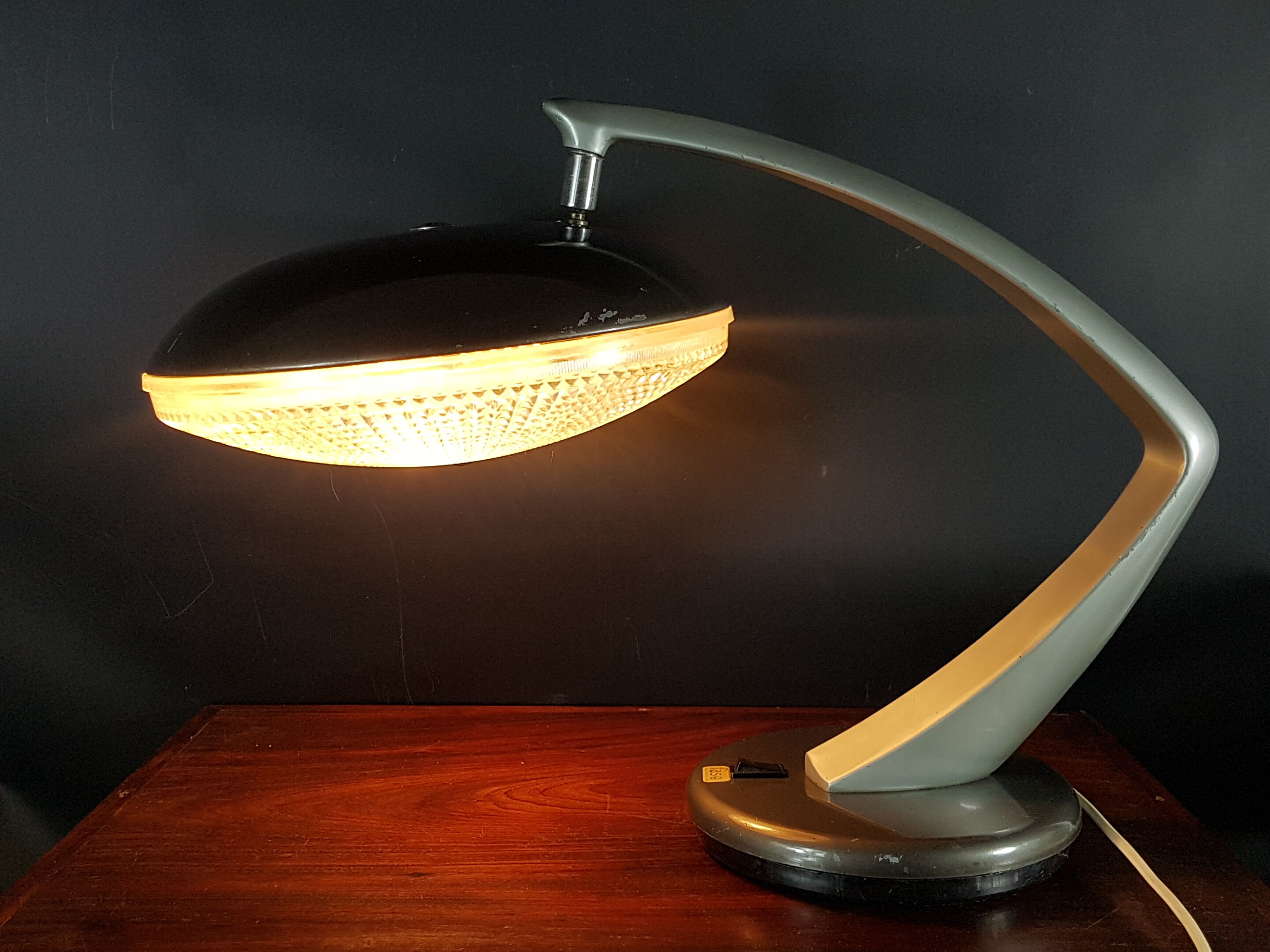 Boomerang Table Lamp by Luis Perez de la Oliva - Pedro Martin Garcia for Fase, 1960s