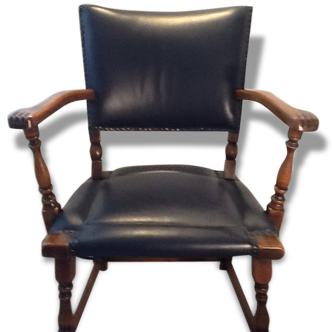 Vintage chair leatherette