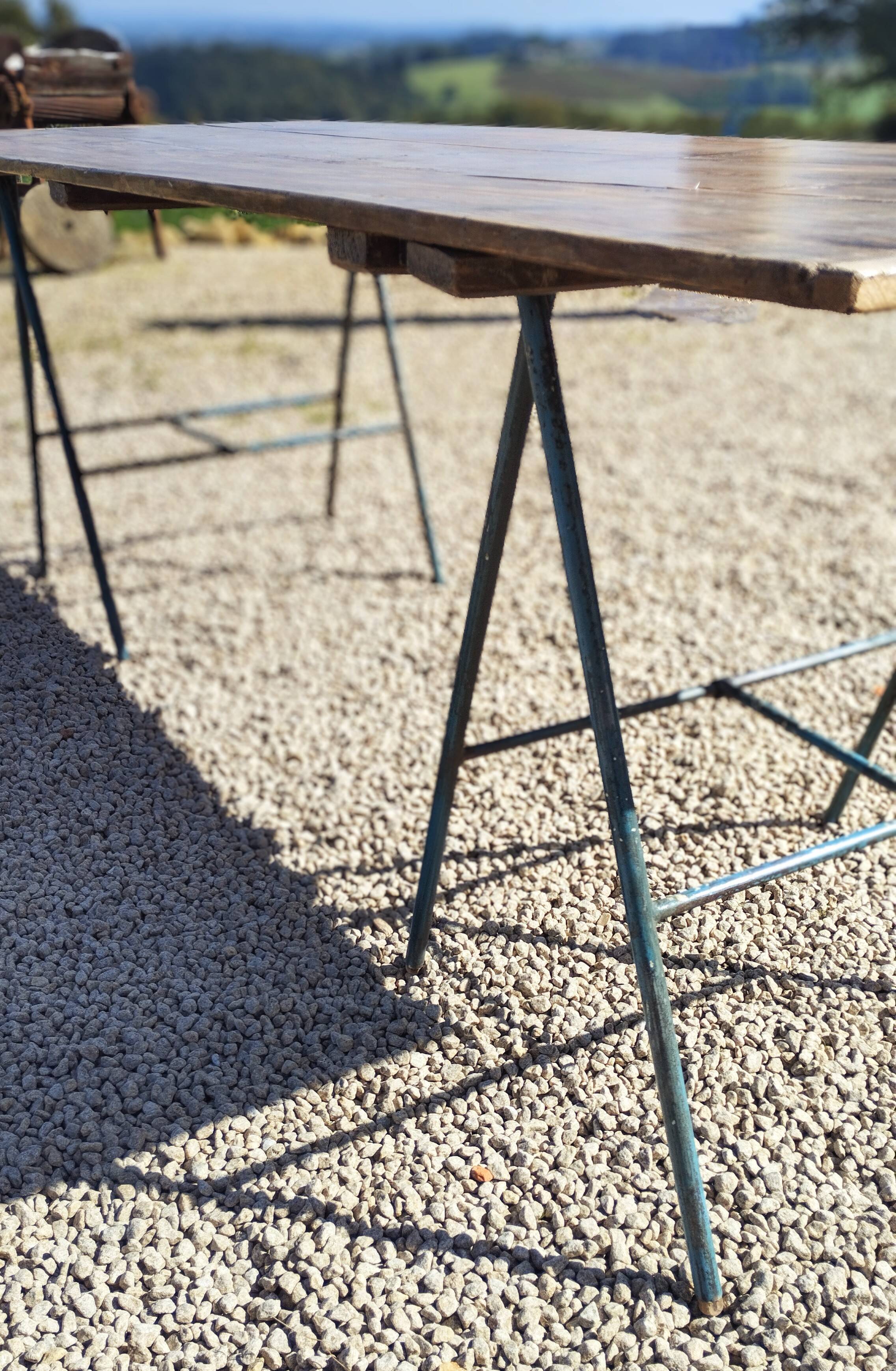 Industrial, workshop, folding table