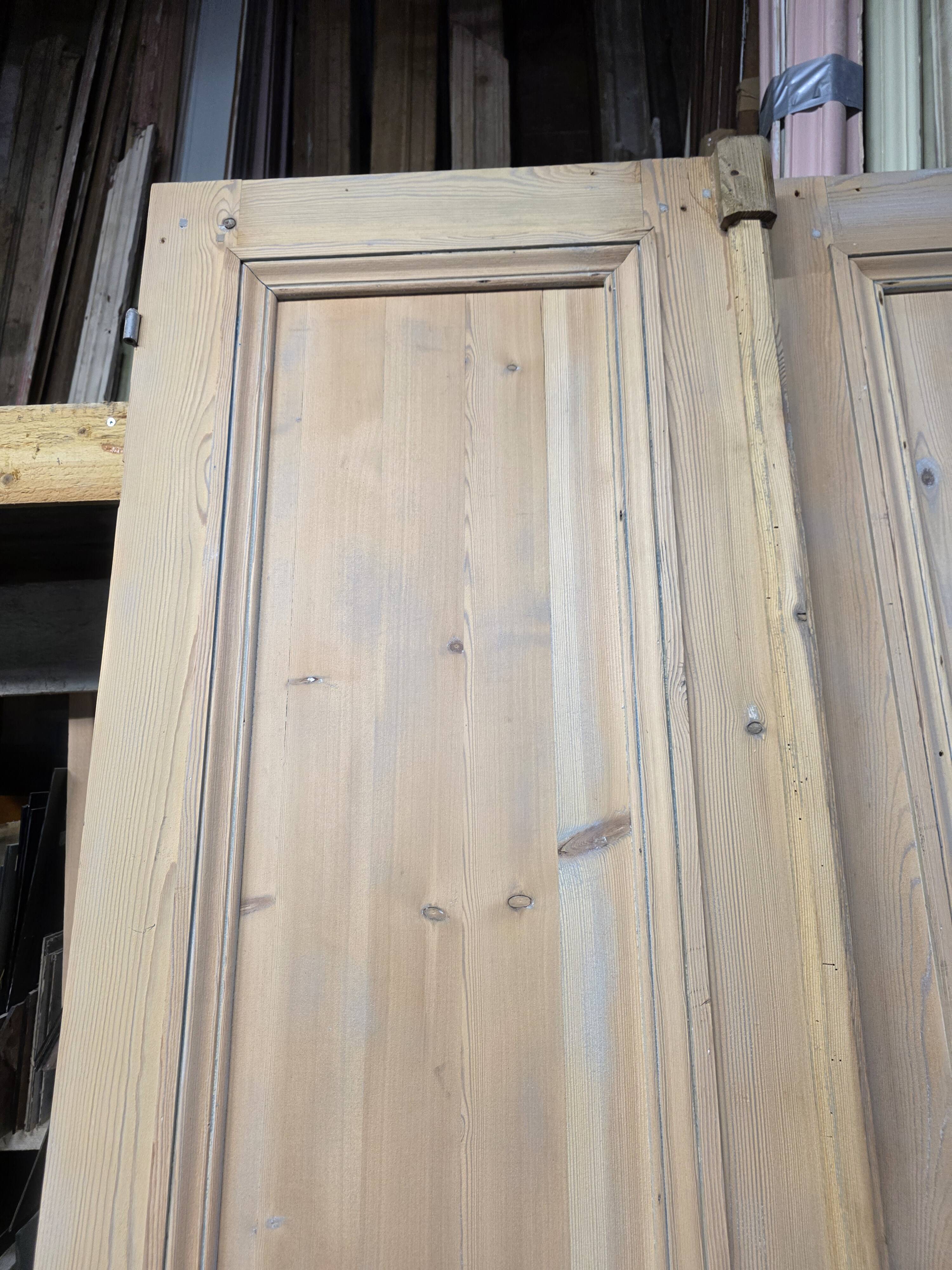 Pair of pine doors from the 19th century.