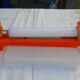 Pair of vintage orange wall lights