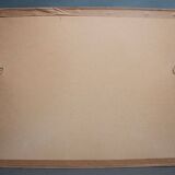 Late 19th century pastel painting decorated with cherubs and doves