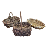 Trio of vintage baskets