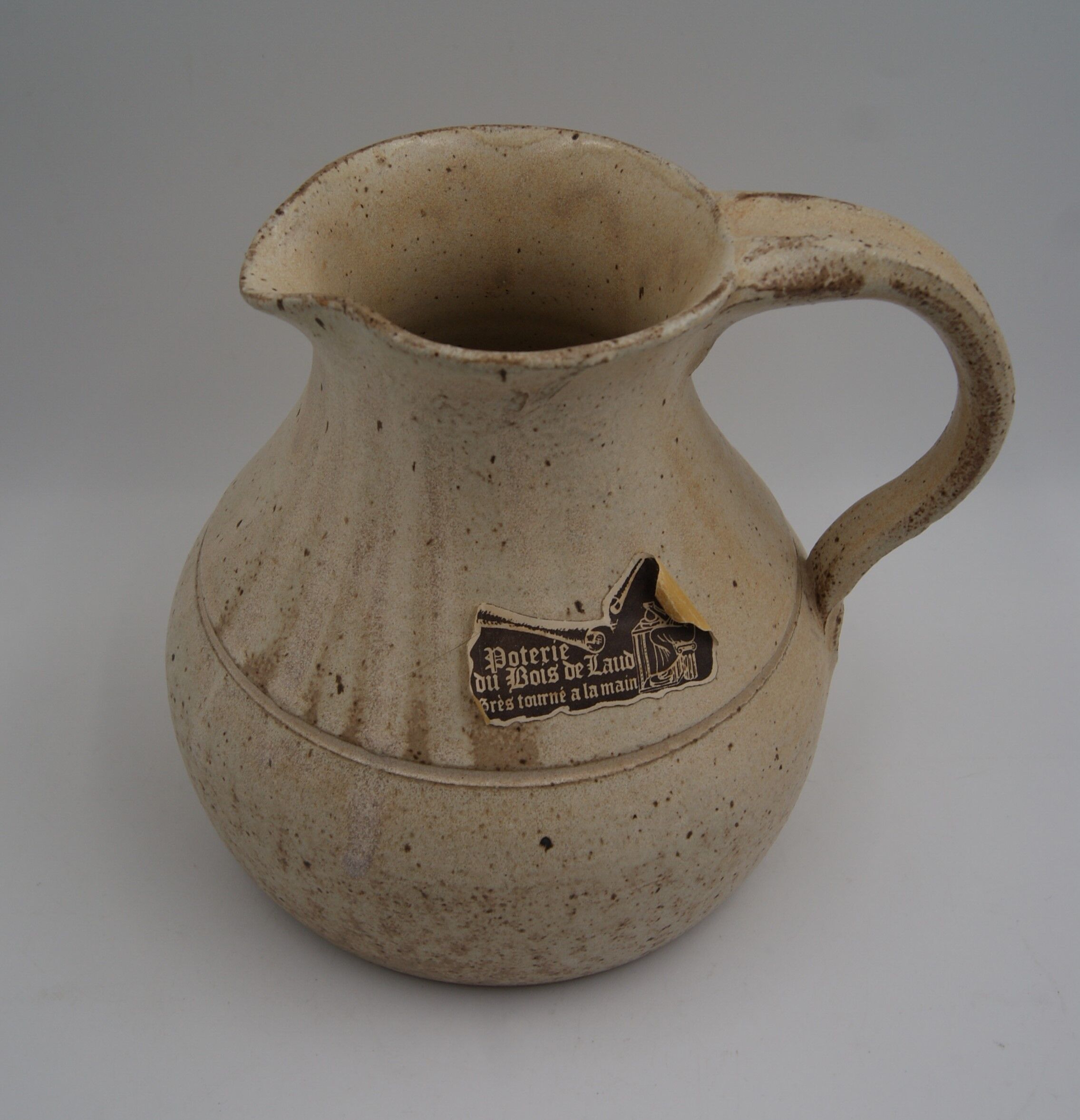 Decanter sandstone pottery vintage laud