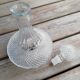 Diamond tip glass decanter