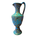 Fat lava blue jug vase large model