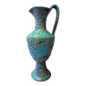 Vase cruche fat lava bleu grand modèle