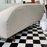 Mid Century Modern 1960’s Boucle Sofa Bed by Greaves and Thomas