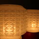 Pair of small table lamps, 1980