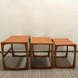 Series of 3 GPlan teak nesting tables