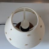 Lampe boule en bois