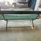 Antique folding garden bench.