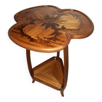 Majorelle pedestal table with thistle