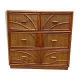 Commode en rotin