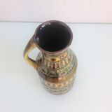 Polychrome ceramic soliflore vase by Bay Keramik / vintage 60s-70s