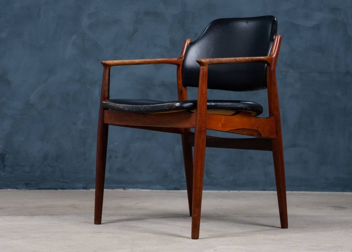Mid-Century Armchair in Rosewood by Arne Vodder, Denmark, 1960s