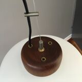 Suspension Reggiani opaline and teak