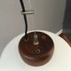 Suspension Reggiani opaline and teak