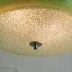 Italian mid-century green glass pendant lamp