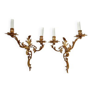 Paire d'appliques murales