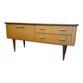 Enfilade vintage meuble bas tv pieds compas