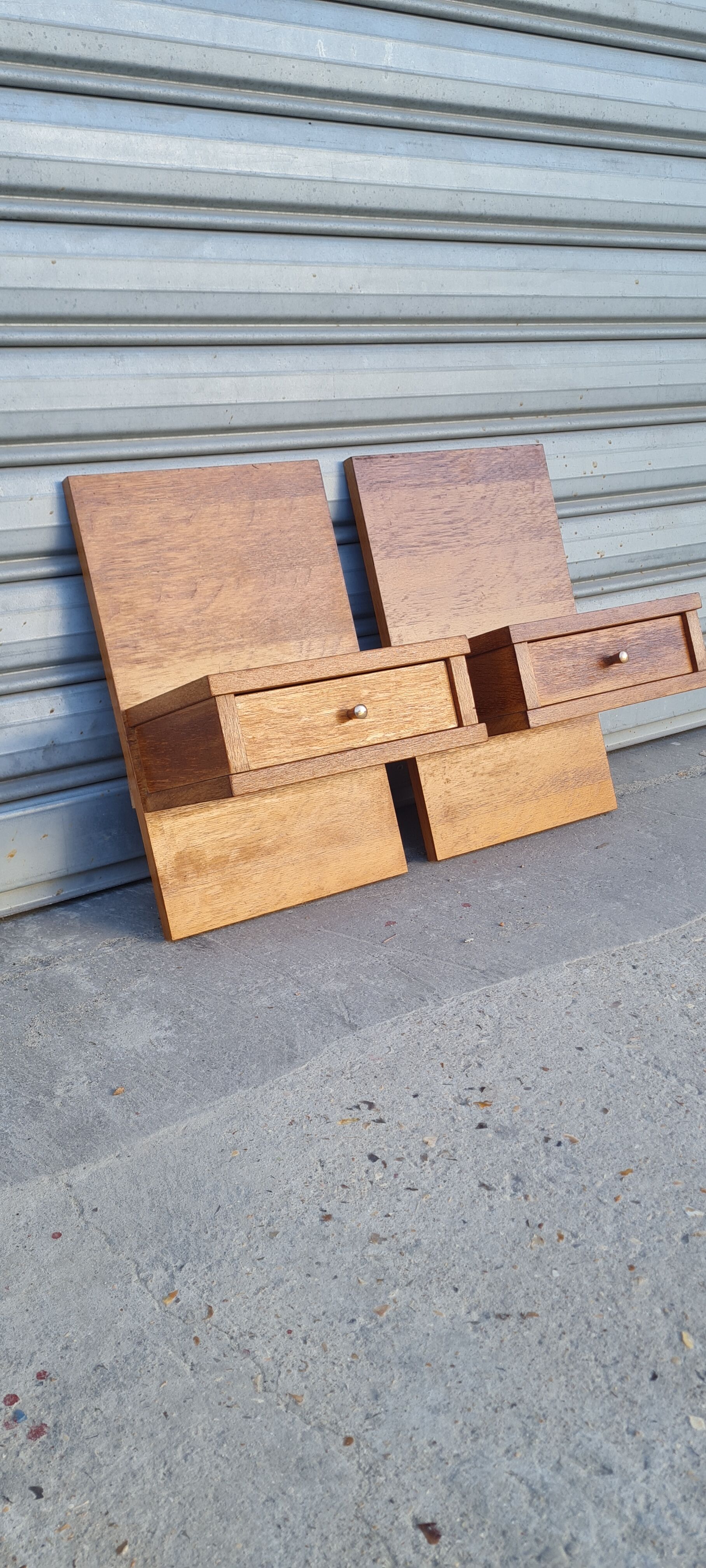 Scandinavian wall bedside