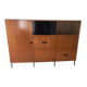 Teak secretary cabinet by Jean-René Caillette