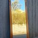Large antique mirror from the Art Nouveau period.
