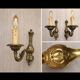 Paire d’appliques bronze véritable