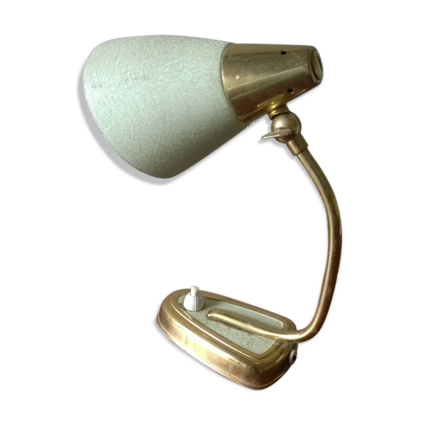 Metal and brass lamp form the 60s