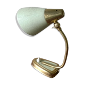 Lampe cocotte année 60 tôle et laiton