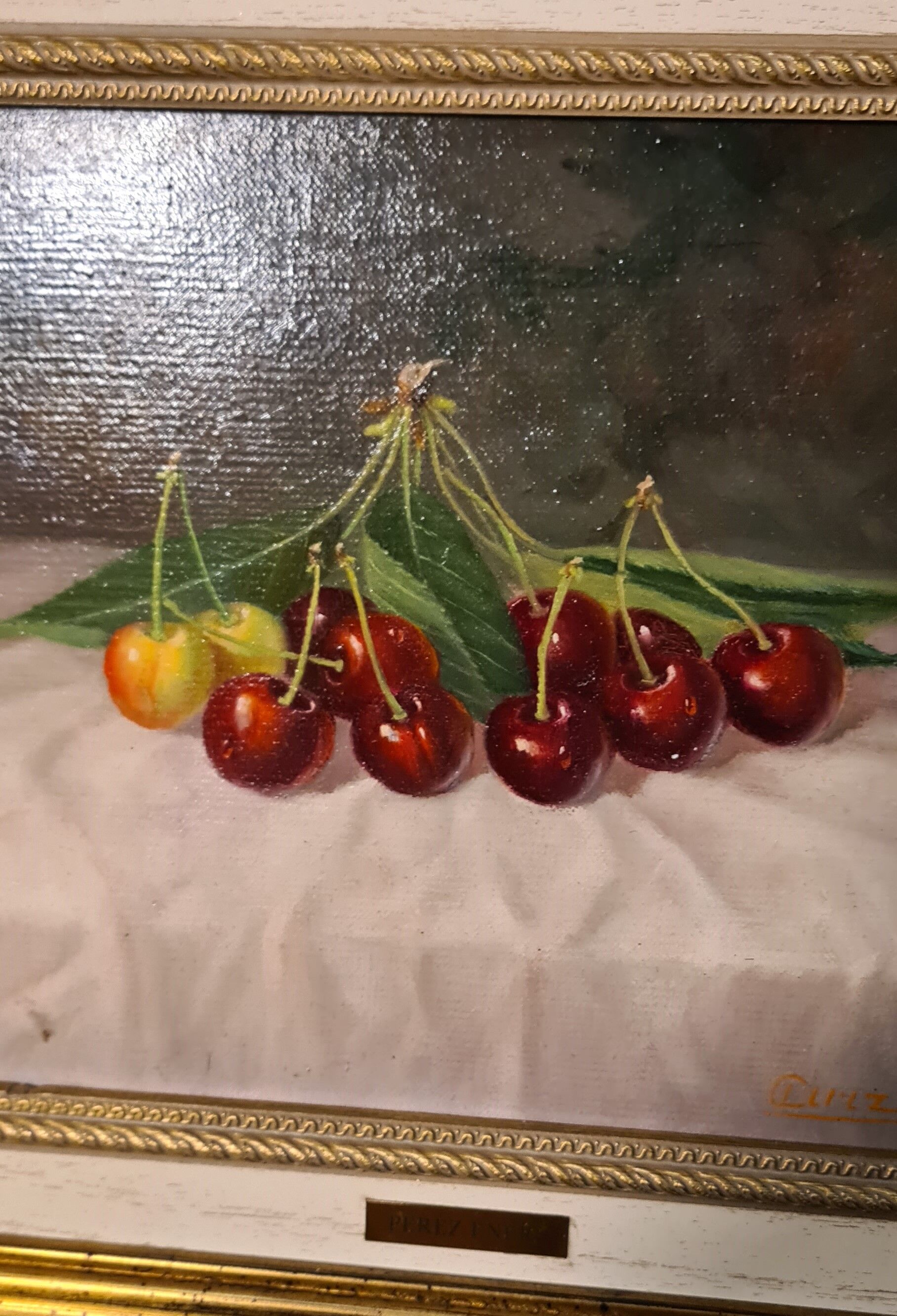 Painting by Perez Enero signed Still Lifes, H49x55