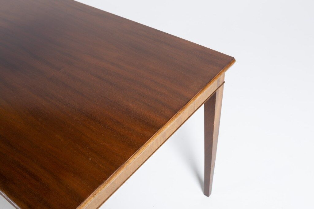 Mahogany coffee table by Frits Henningsen, 1960s Denmark