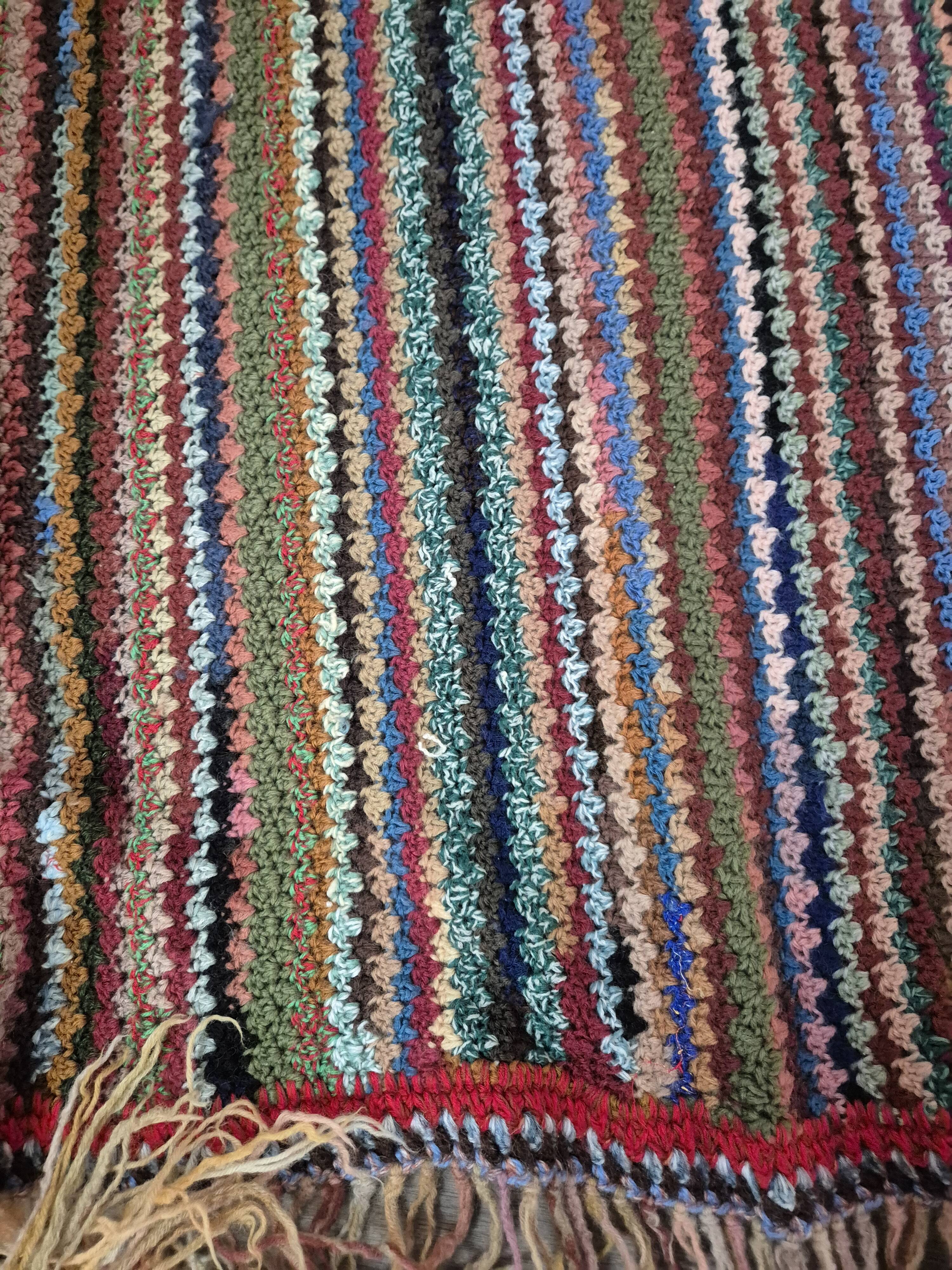vintage crochet bedspread