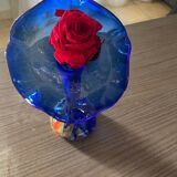 Blown glass vase