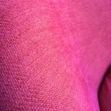 Hot Pink Post Modern Chair with Metal Legs, Vintage Space Age Armchair